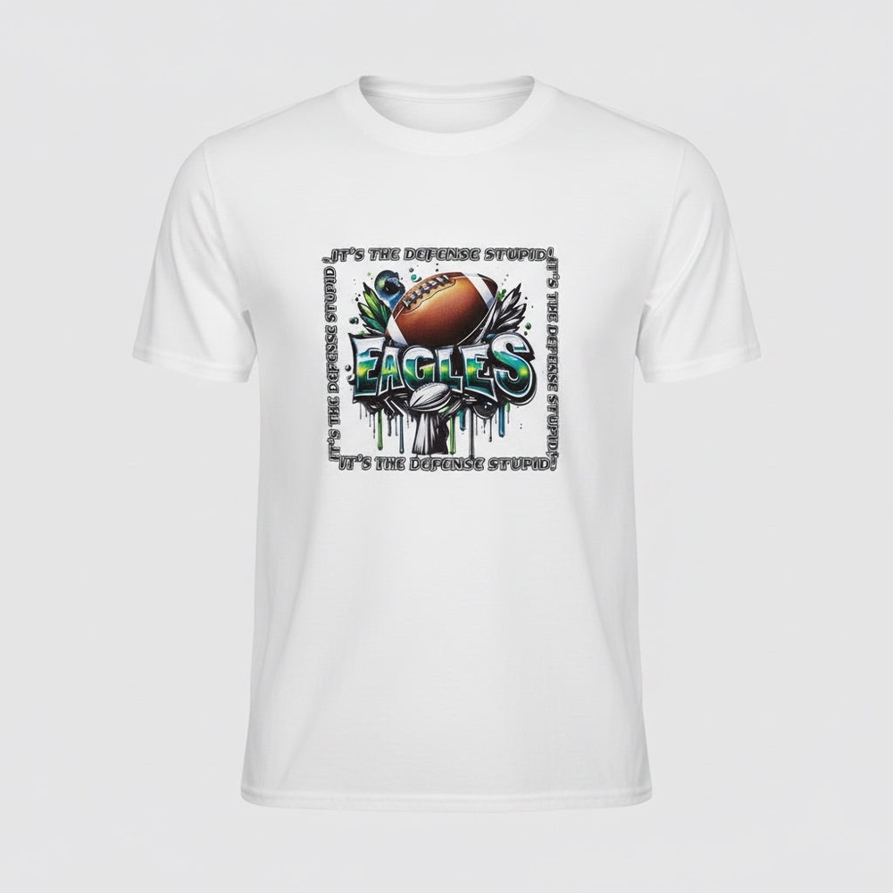 Gildan White Eagles Graphic T-Shirt